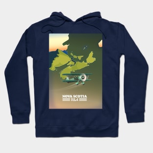 Nova Scotia Canada travel map Hoodie